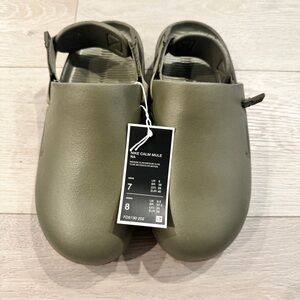 Nike Calm Mule Slides Slip-Ons Olive Green Men Shoes Unisex Sz. 7